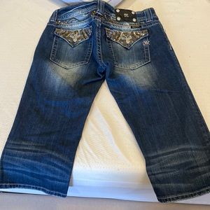 Miss Me crop denim